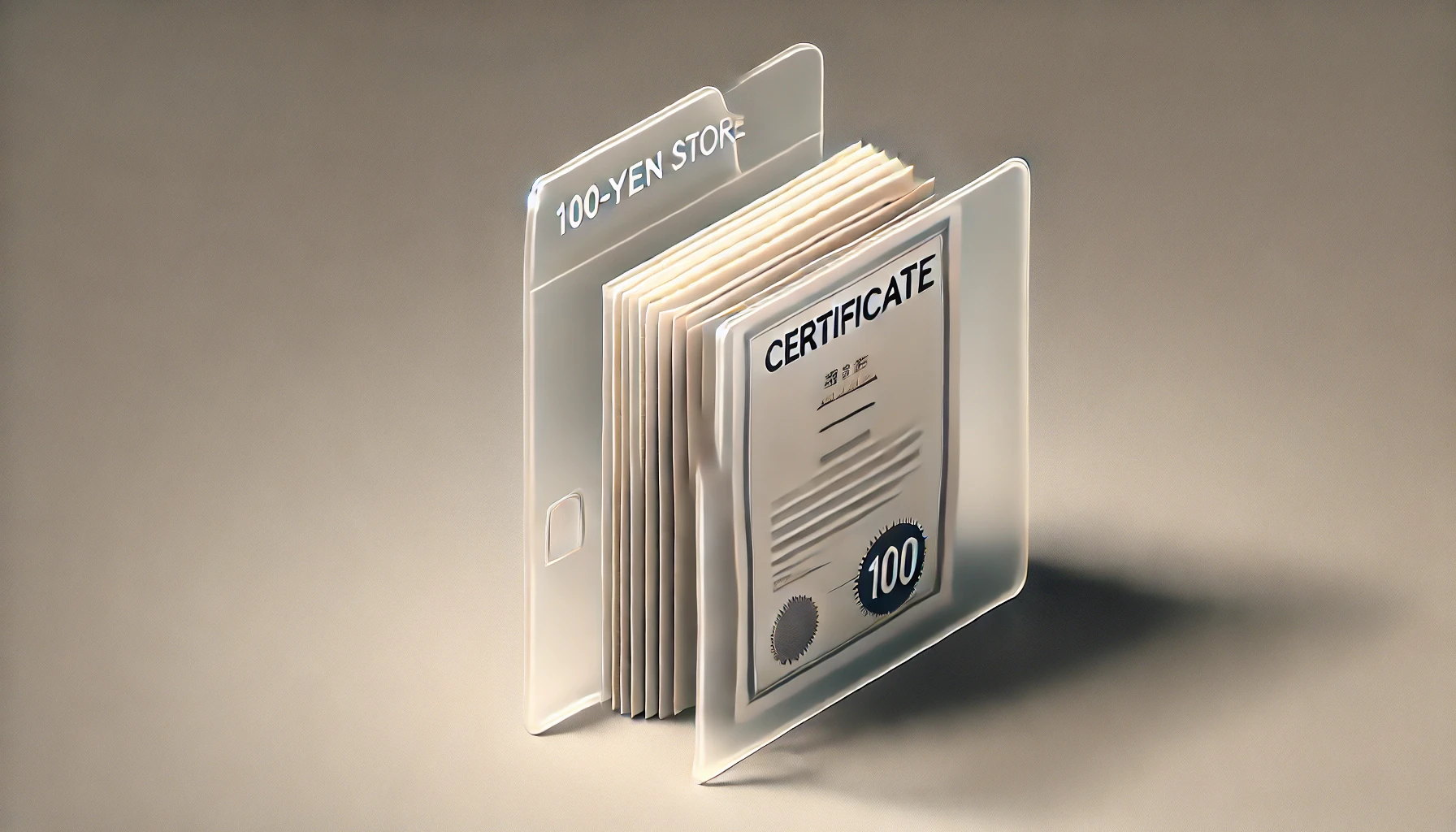 賞状の保管には100均のファイルがおすすめ